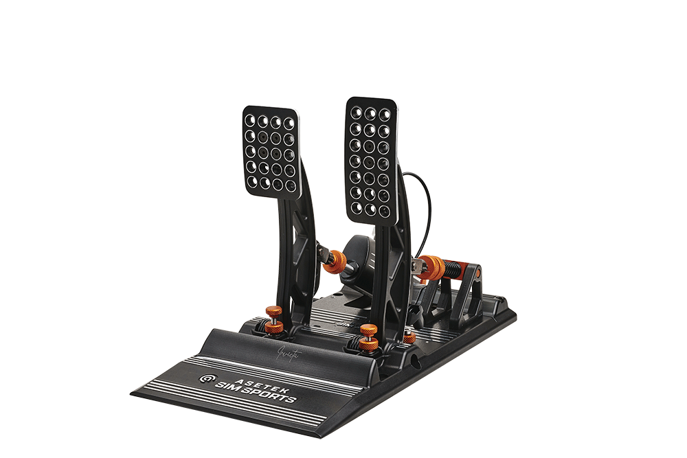 Asetek Invicta pedaliera sim sports 2 pedali